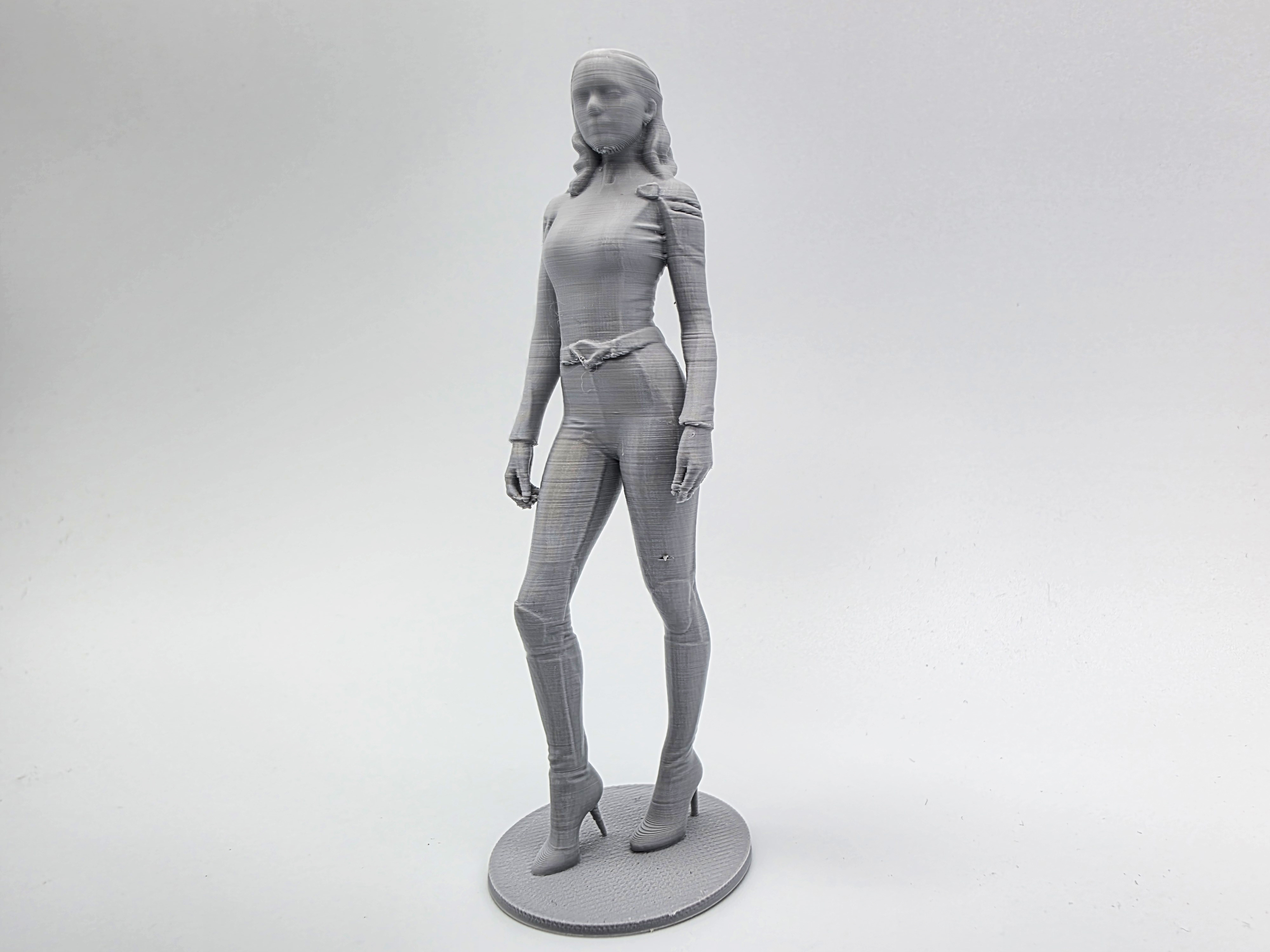 Female in Uniform Figurine