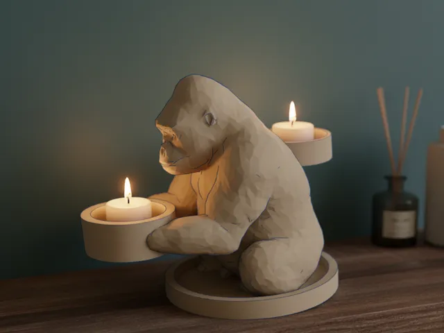 gorilla lampada candela