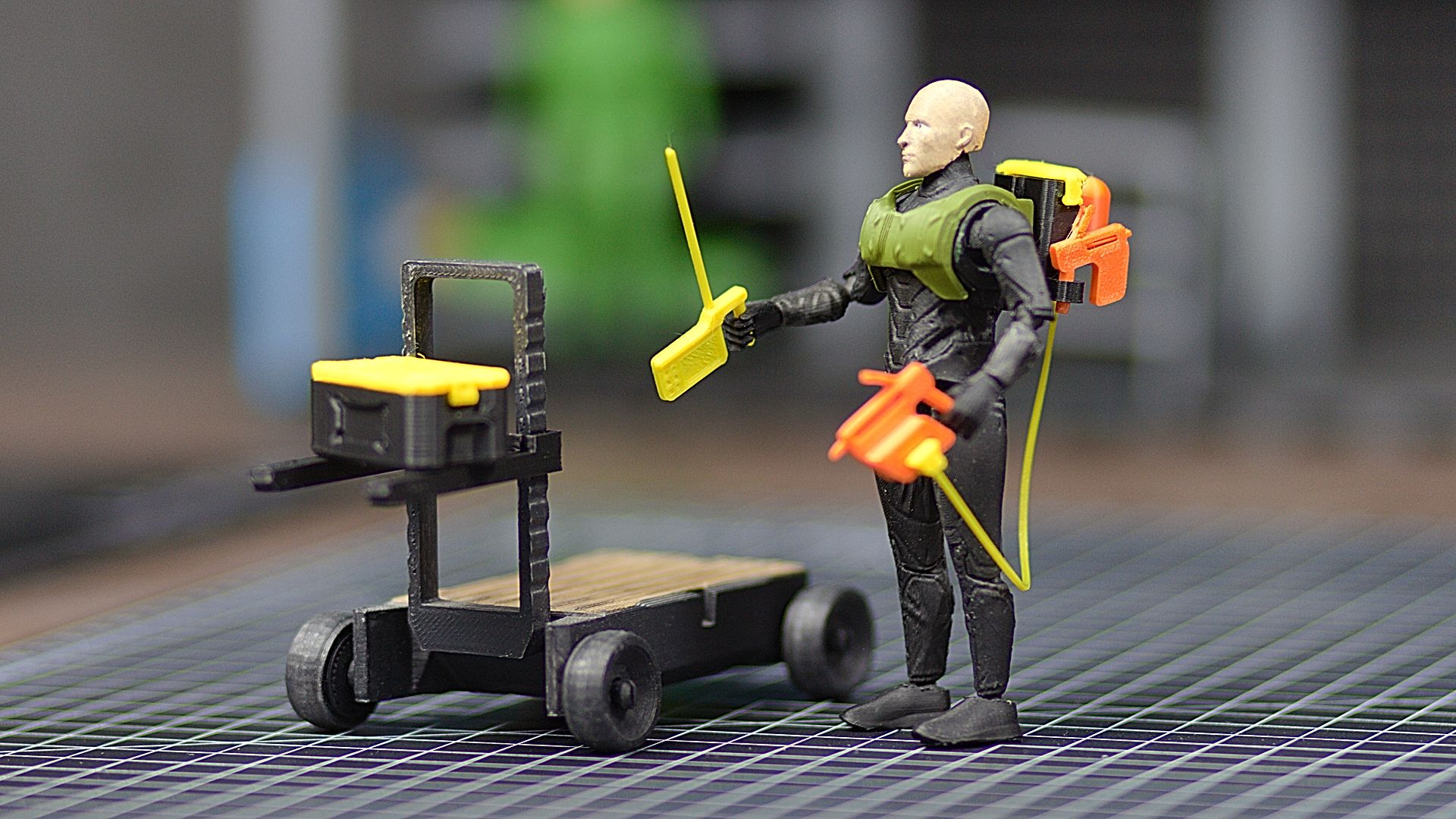 Pilot Mechanic Action Figure 1/18