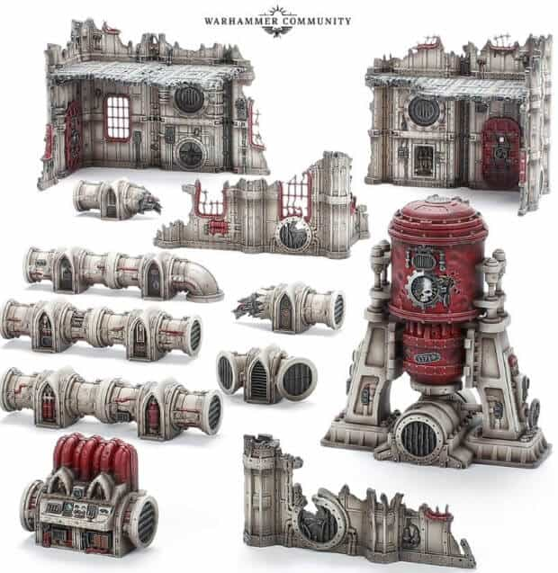 Warhammer 40K terrain/obstacles/accessories collection