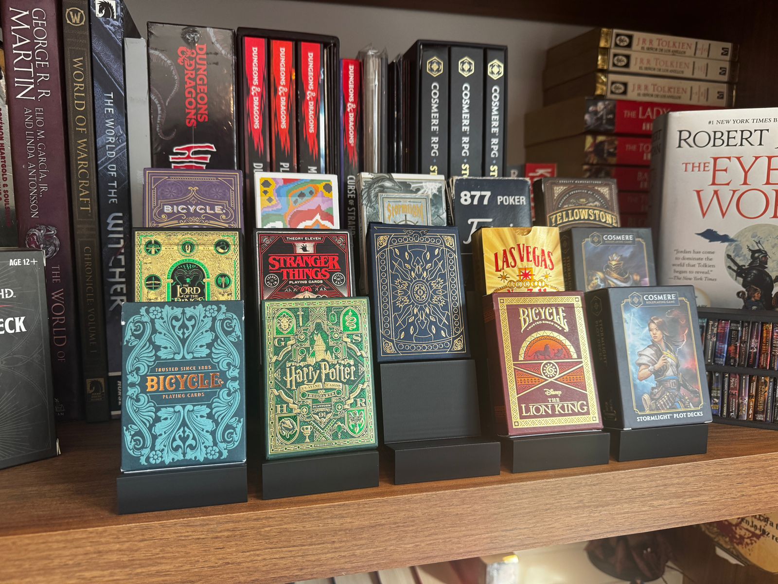 Playing Cards 3-Level Display | Organize your playing card collection!
