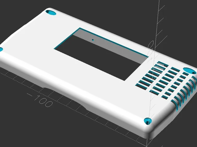 Modified Psion 5 Back Cover