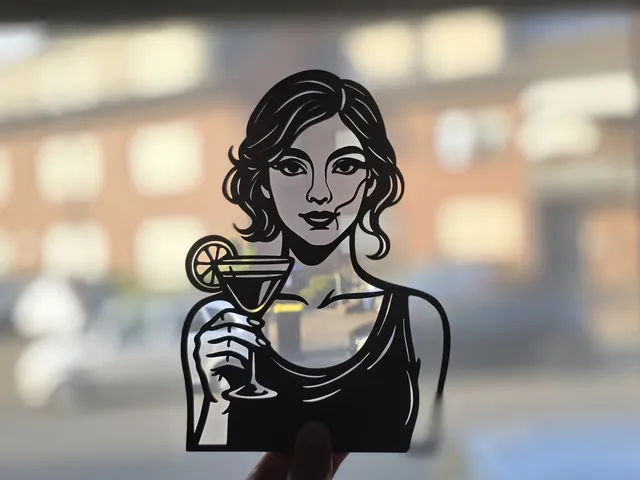Cocktail Woman - 2D-Art