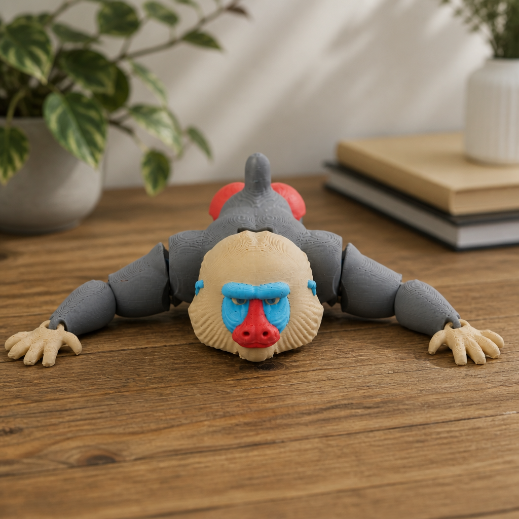 Mandrill Flexi Toy