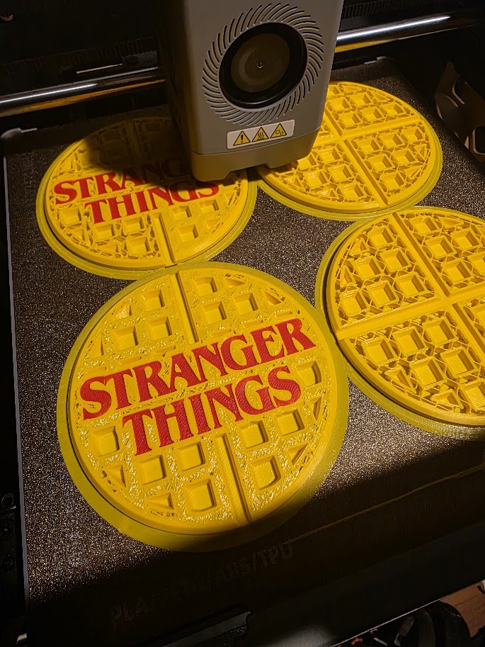 Stranger Things Eggo Waffle Coaster