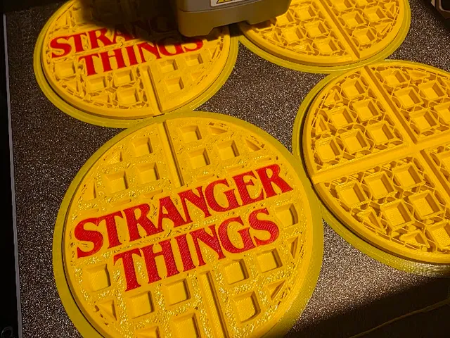 Stranger Things Eggo Waffle Coaster