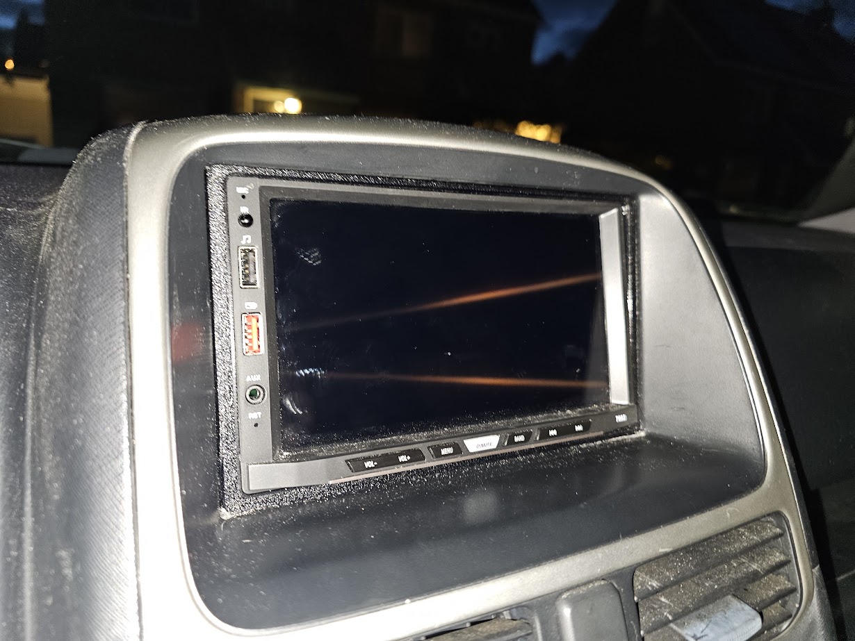 Honda CRV Double Din plate