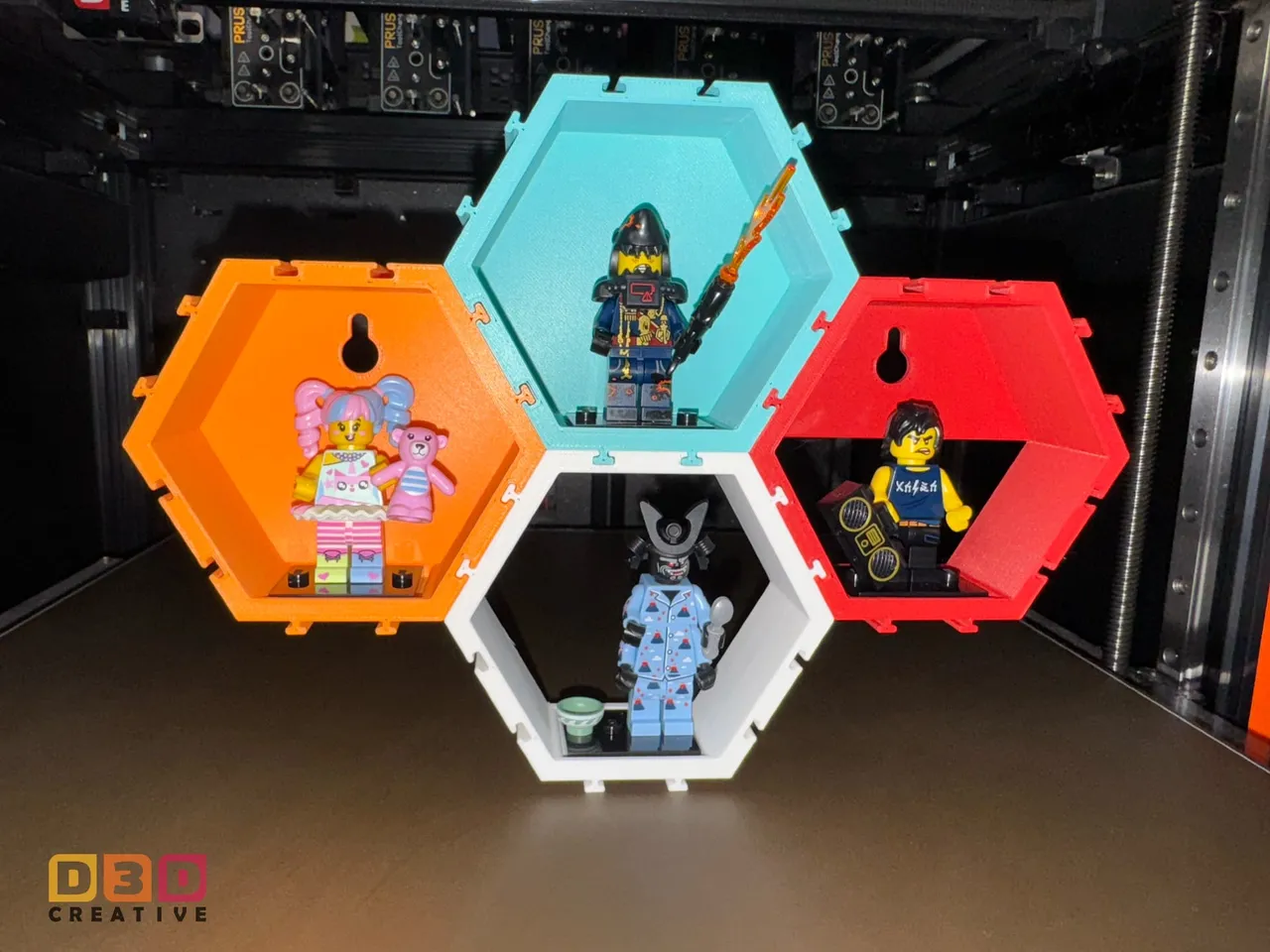 Hexes for LEGO mini figures (reworked version) & now with blanking