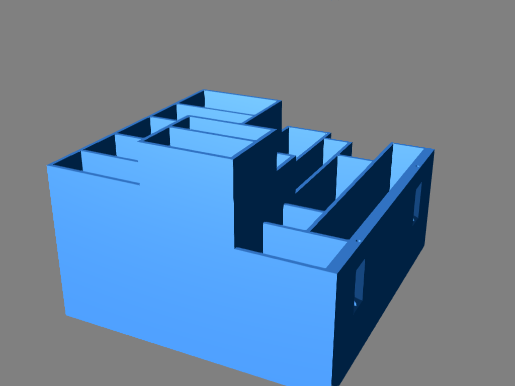 Miniatura 6 do modelo 3D Parametric Modular Bench Organizer V2