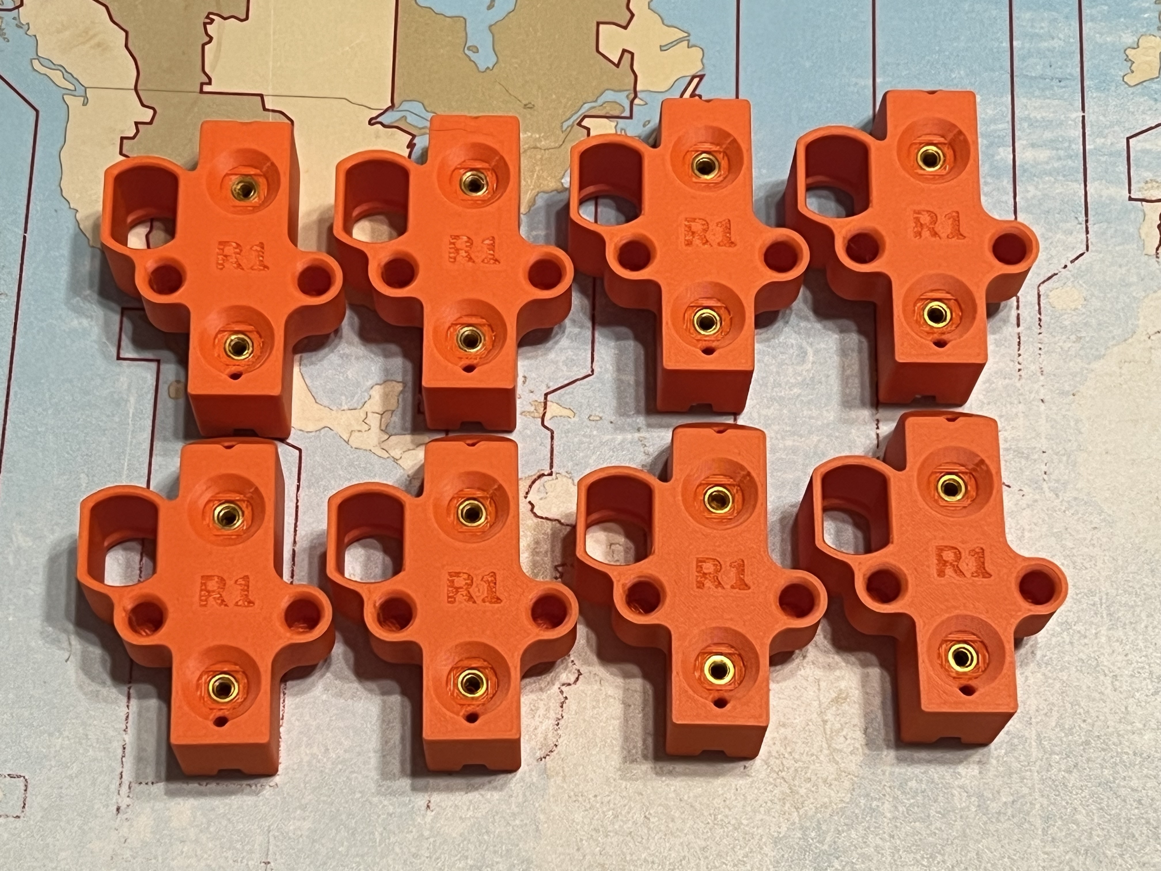 Prusa INDX tool dock with magnet install tool, magnet poke holes, and optional threaded inserts — miniatura 8