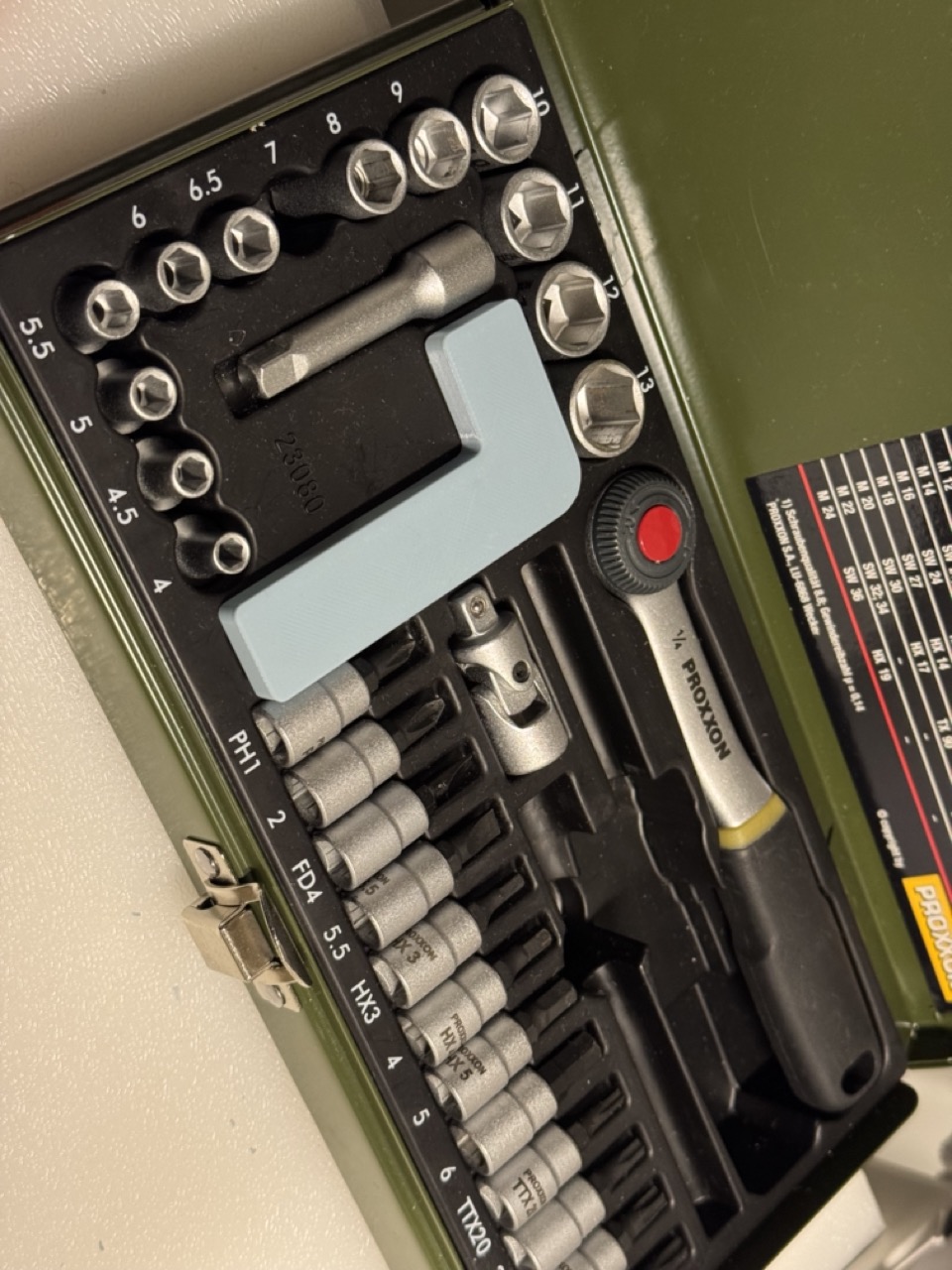 Proxxon 23080 Allen / Hex Keys Cover