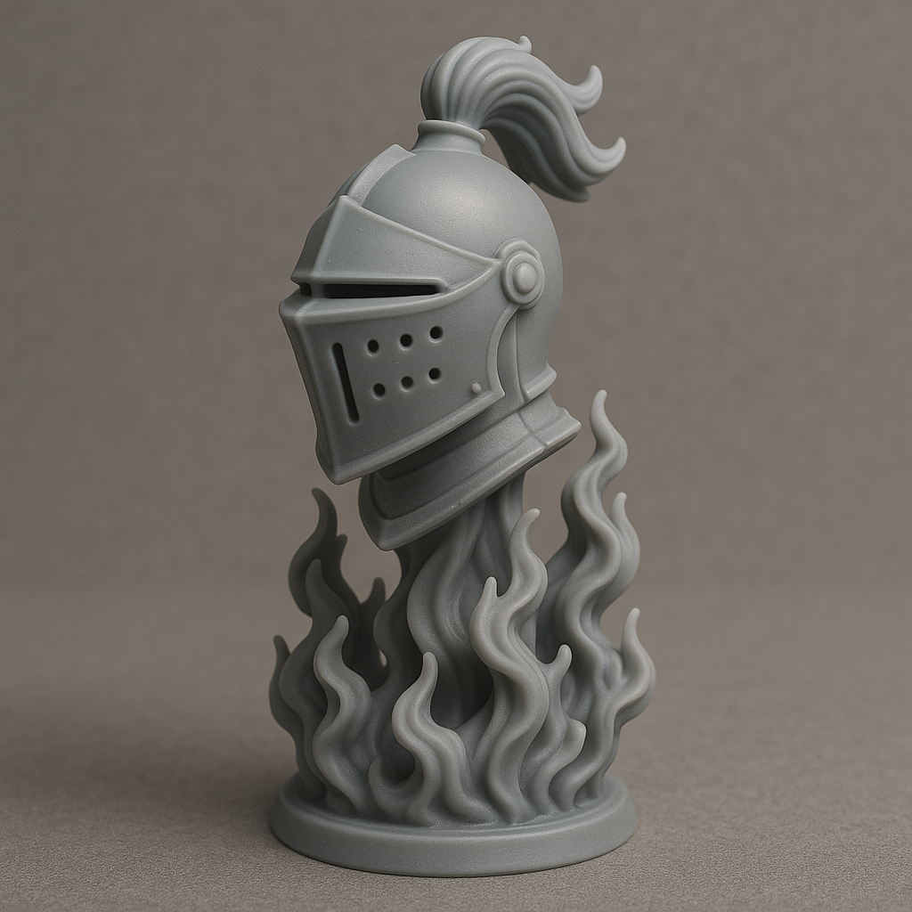 Blazing Sentinel | 32mm & 75mm Fantasy Miniature | FDM & Resin