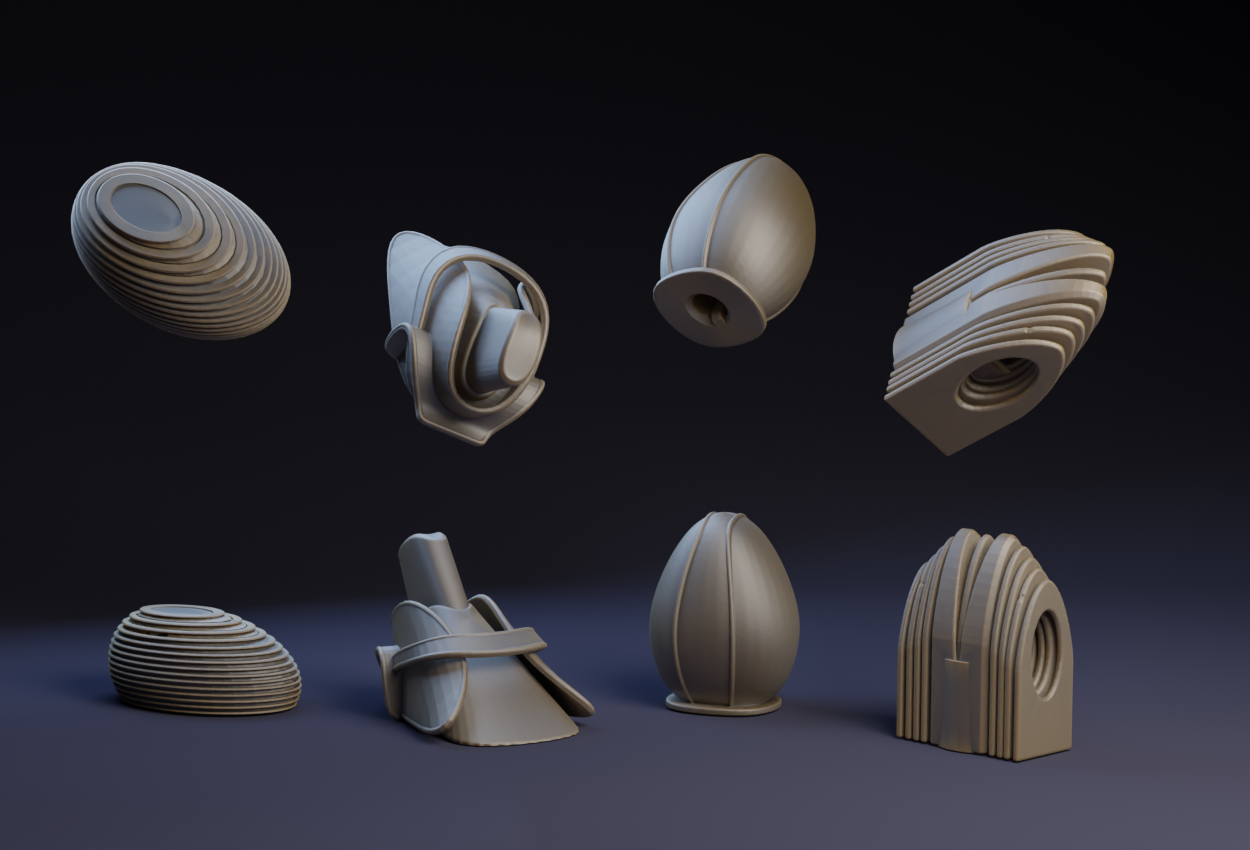 Nouveau/Deco Elegant Hercules DJ Knob Set
