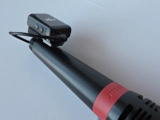 Microphone converter to wireless (DJI Mic)