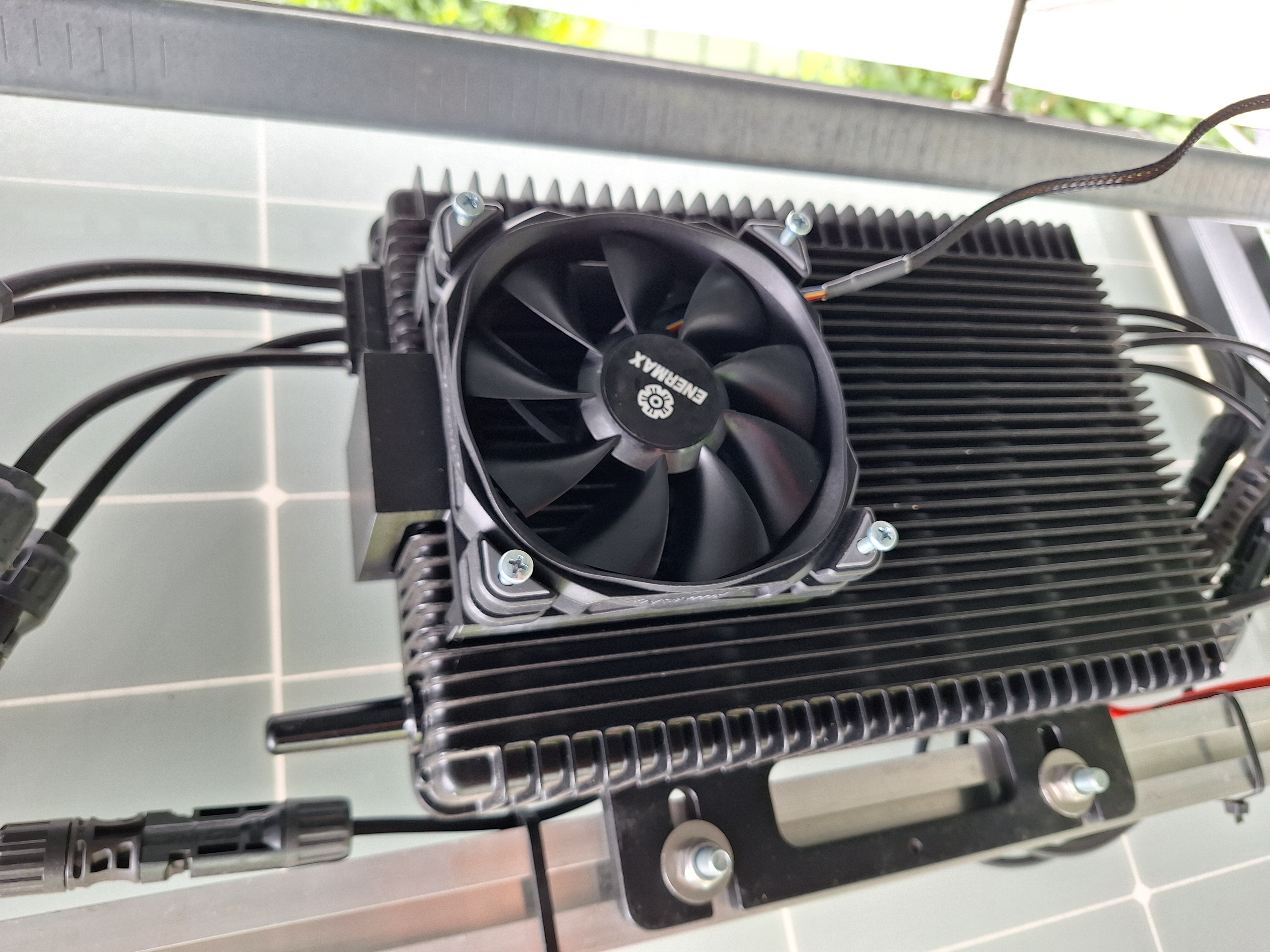 Fan bracket for Hoymiles HMS1600-4T micro inverter