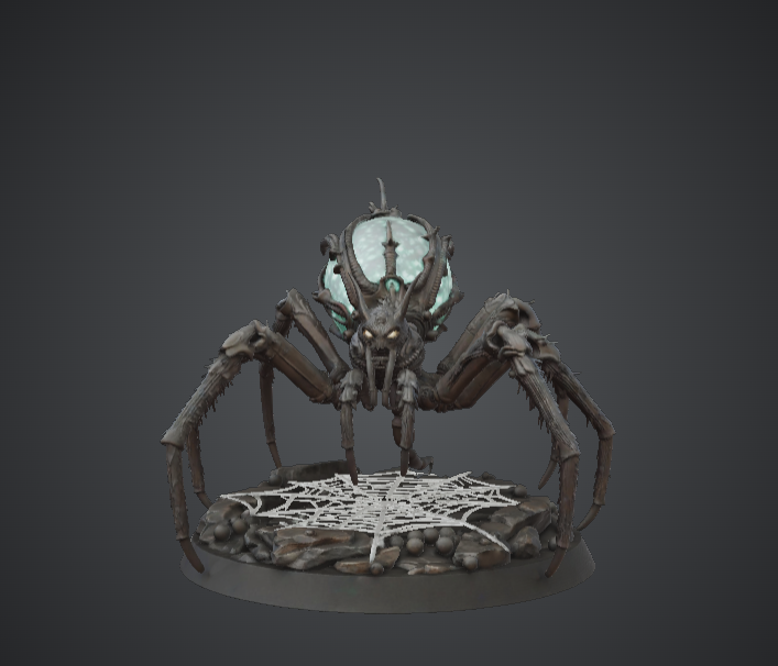 Demonic Giant Spider Queen – Arcane Web Horror Monster