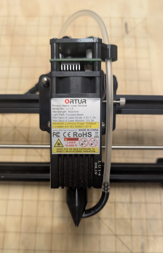 Ortur LM2 air assist nozzle