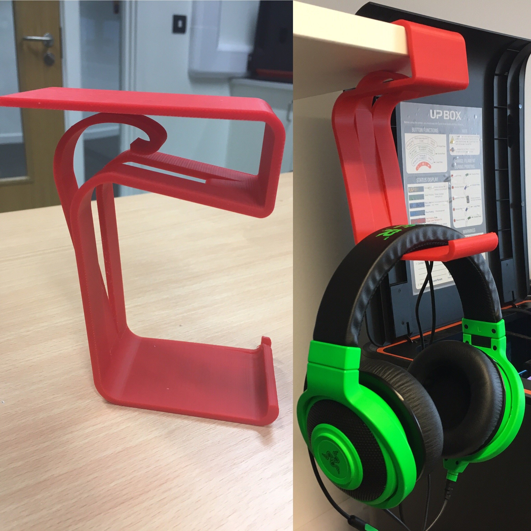 Headphone stand for a desk or shelf Original