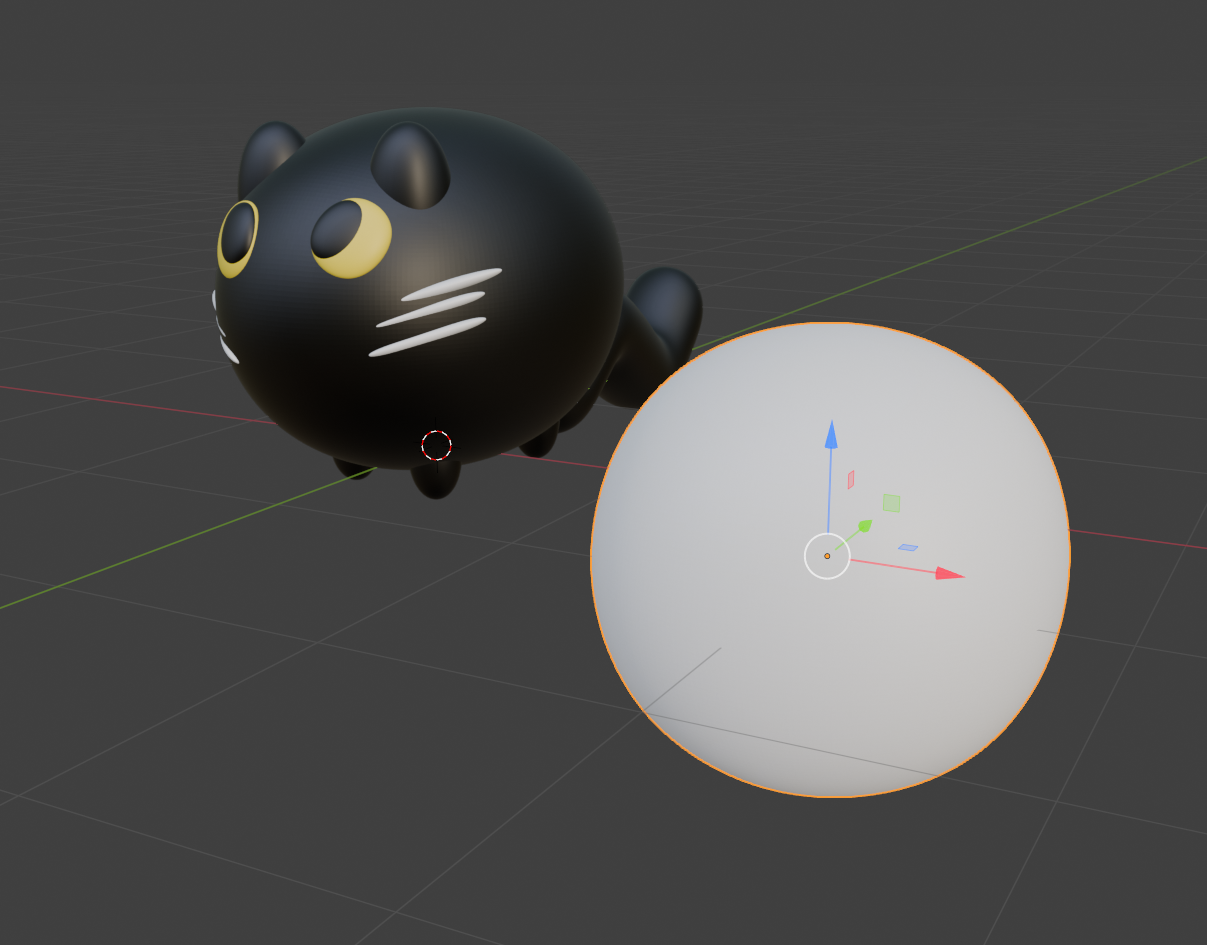 Cat Plush and a ball