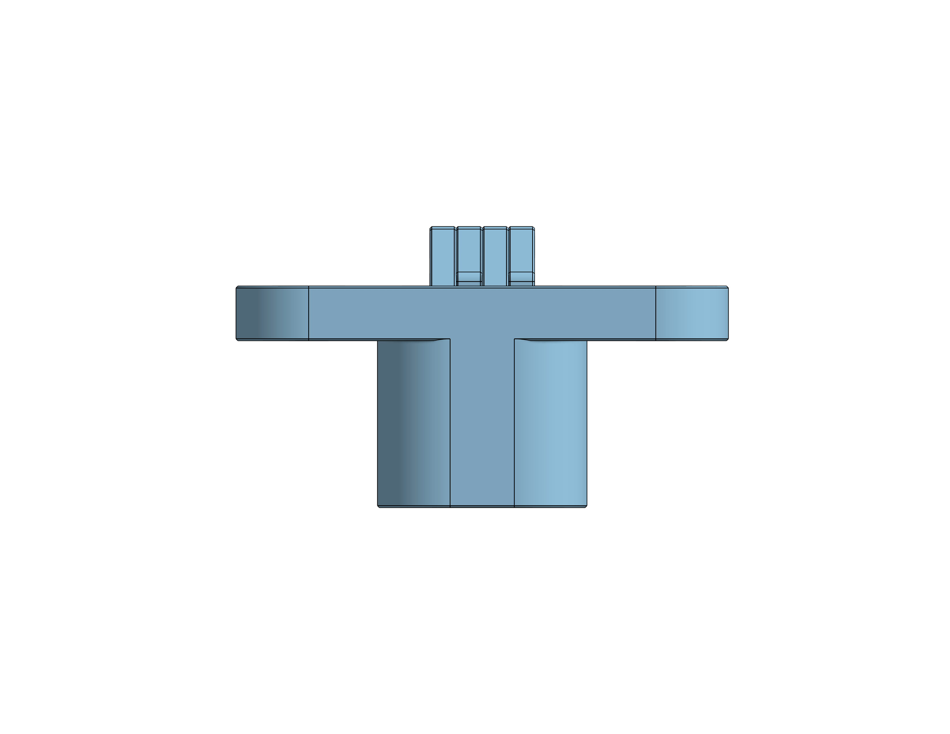 Miniatura 6 do modelo 3D 180° Stealth Concealed Hinge