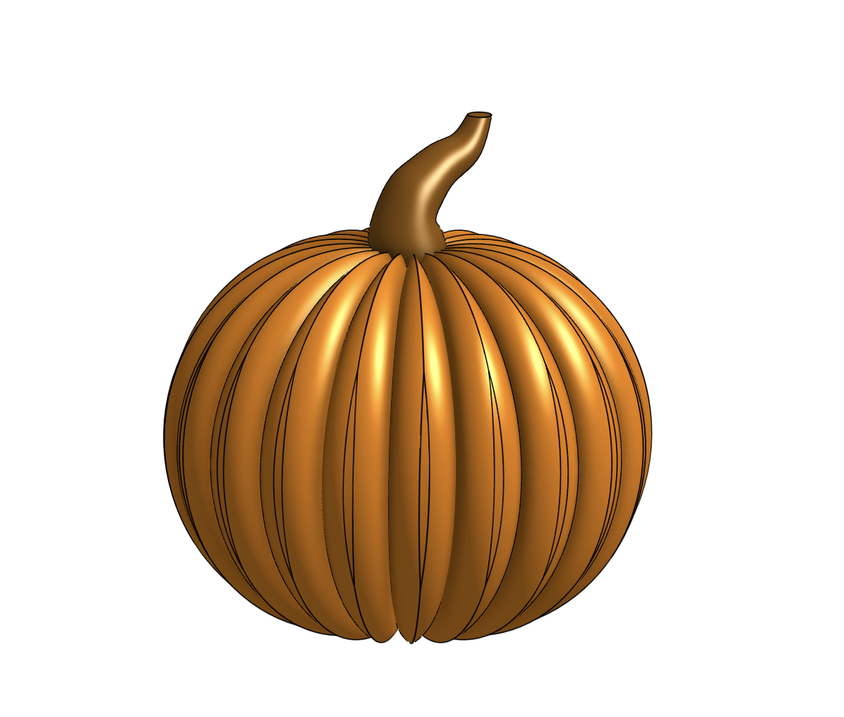Parametric Pumpkin Onshape — miniatura 2