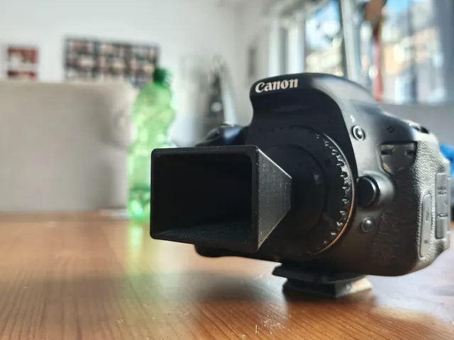 Canon EOS 600D Pinhole Camera – 3D Printed Rectangular Light Hood