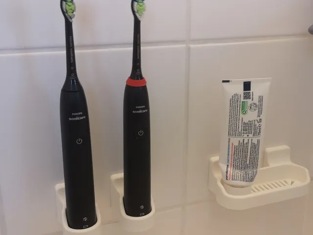 simple wall-mounted bathroom organizer