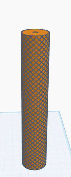 Knurled 30mm handle for ice shuttle.