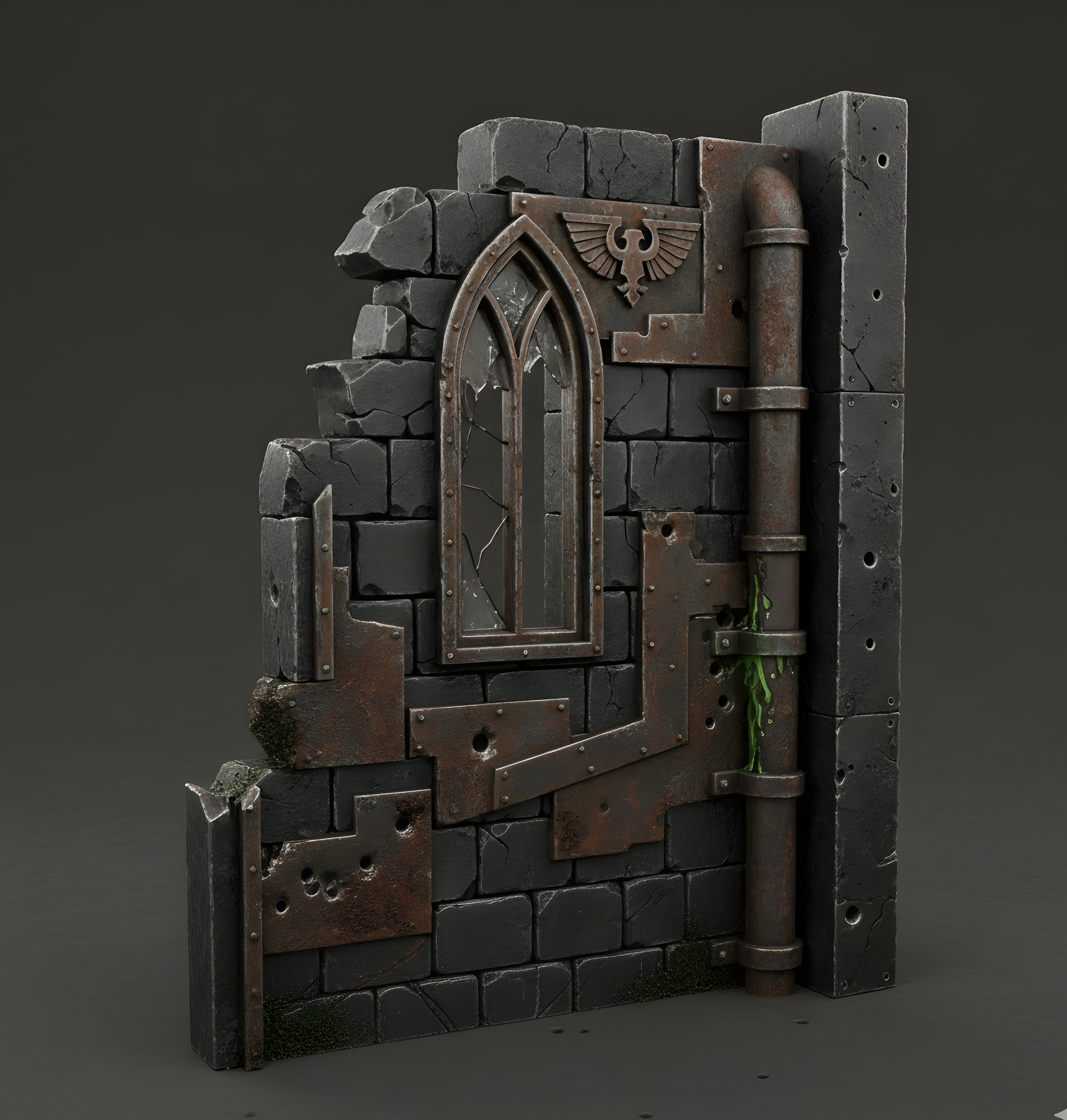 Grimdark Warhammer Wall Terrain
