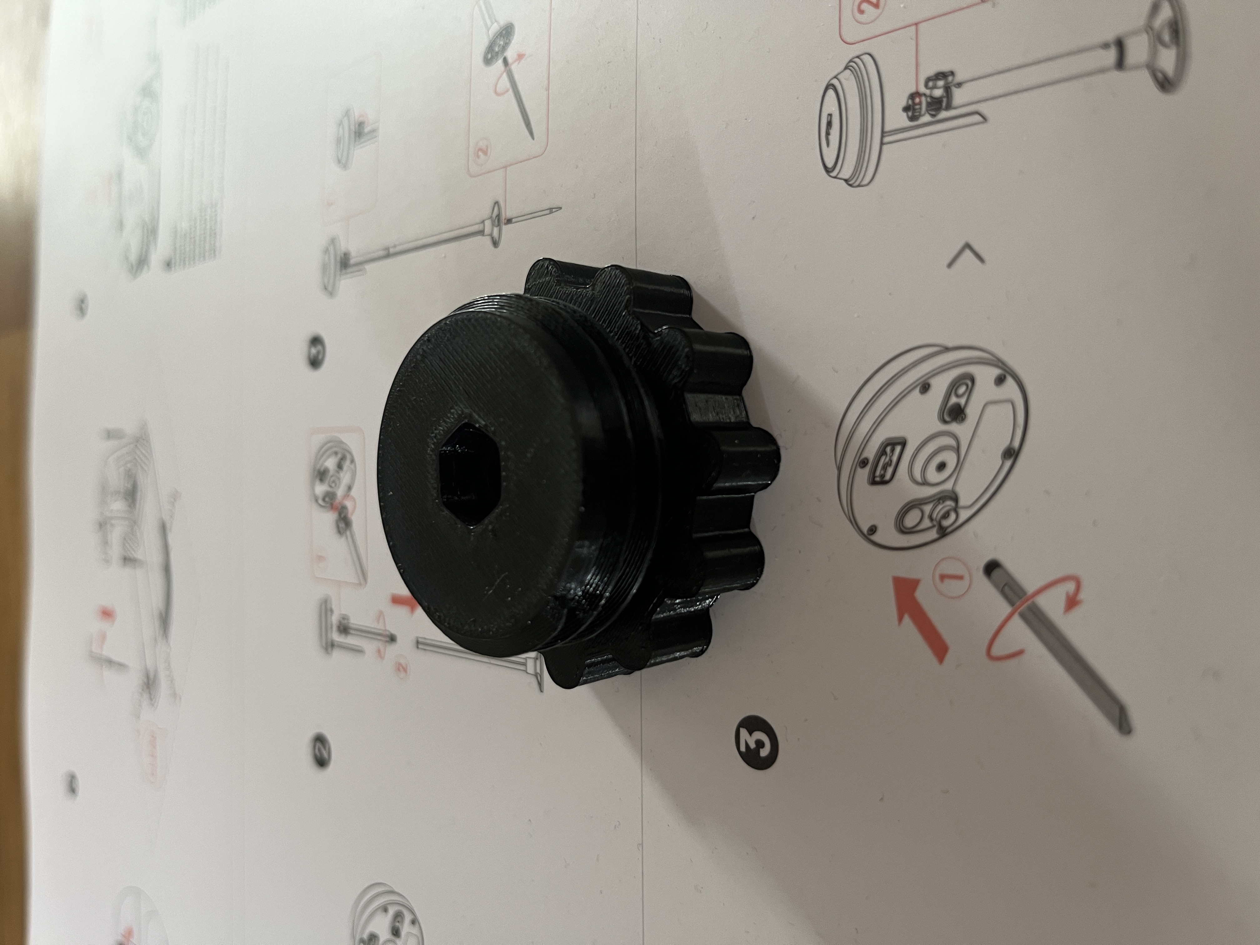 Mammotion Luba 2 RTK antenna wall mount adapter