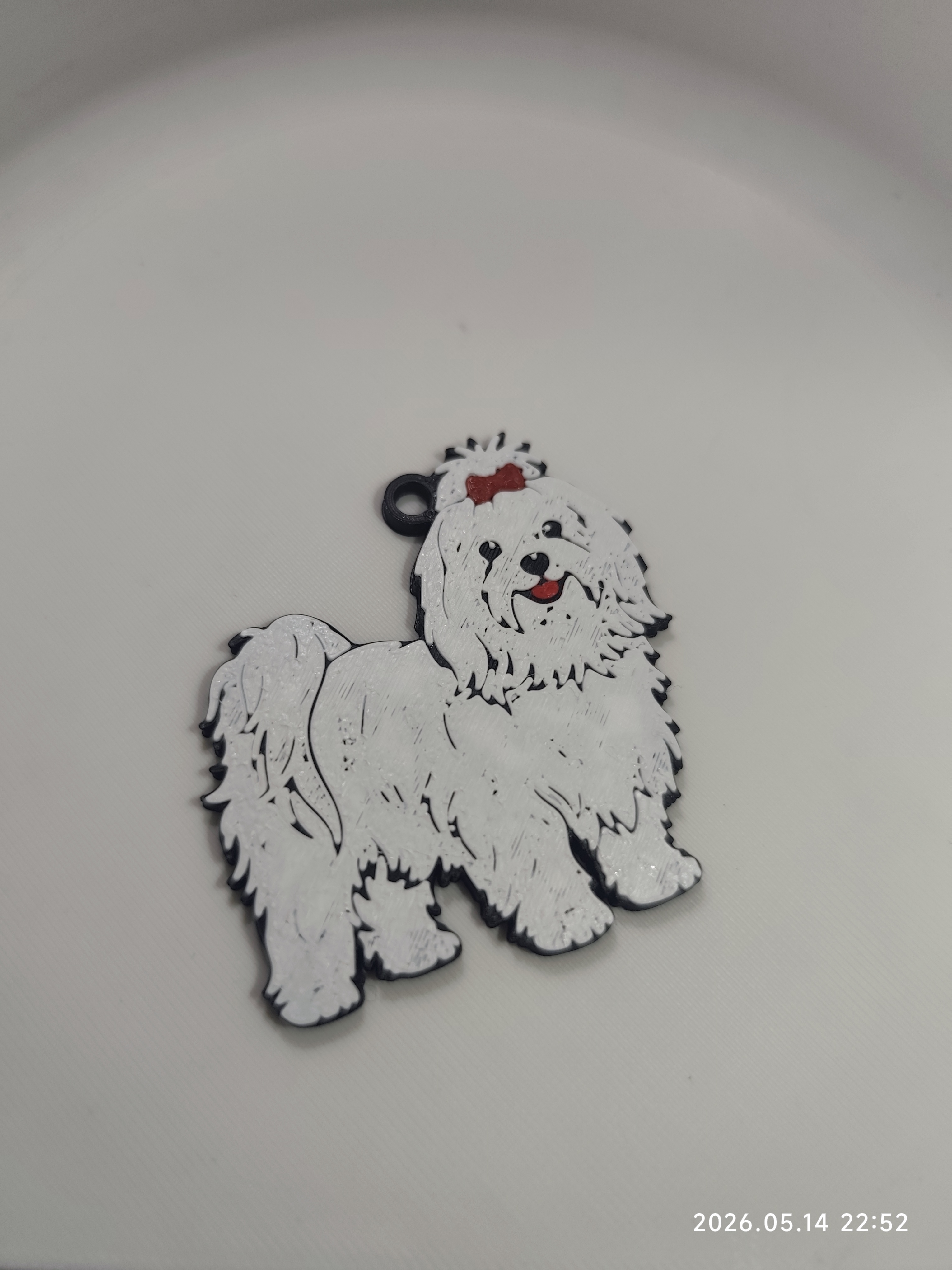 Maltese keychain