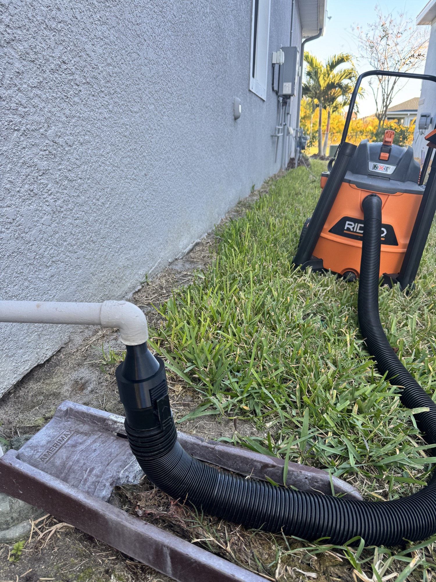 Ridgid Shop Vac to AC Condensate Drain Line Adapter
