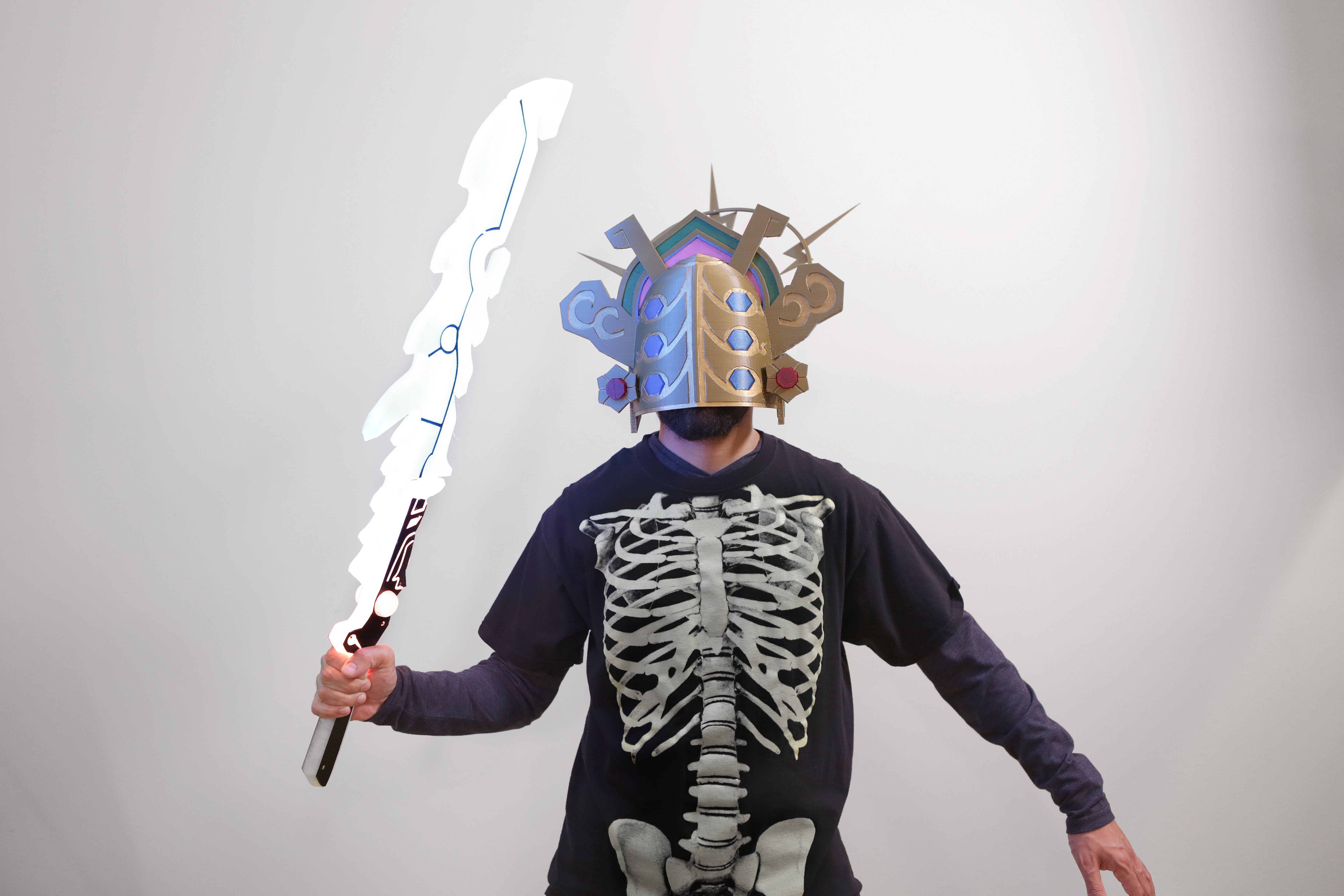 Thunder Helm Zelda Breath of The Wild by Adafruit Download free STL
