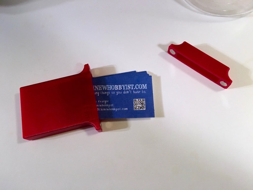 Magnetic Business Card Case