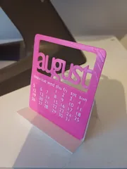 Desk calendar 2024 with sheets for every month!