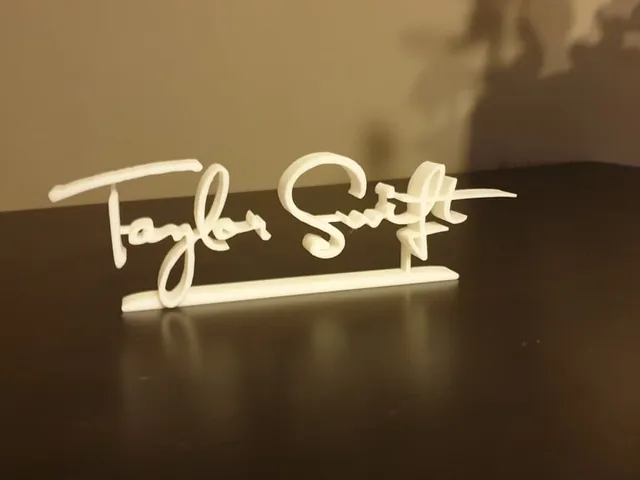 Taylor Swift signature logo - decoration
