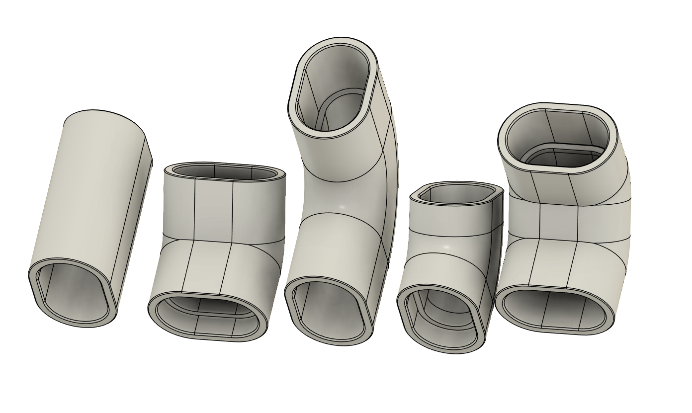 16mm Oval Conduit Connectors by Stoo Download free STL model