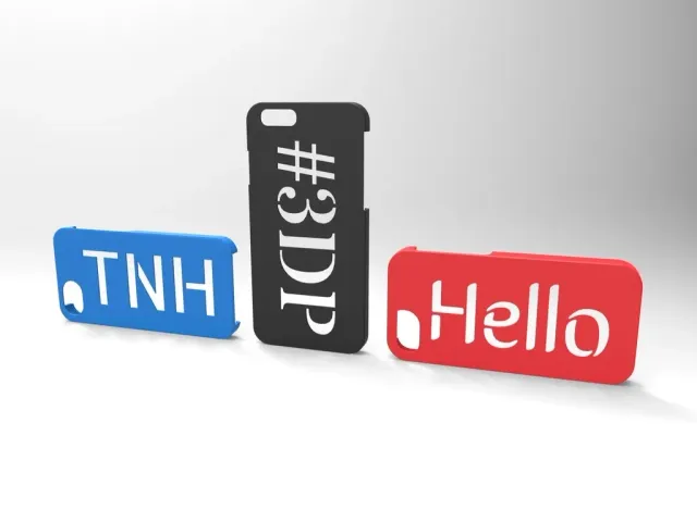 Customizable Stencil Font iPhone Case