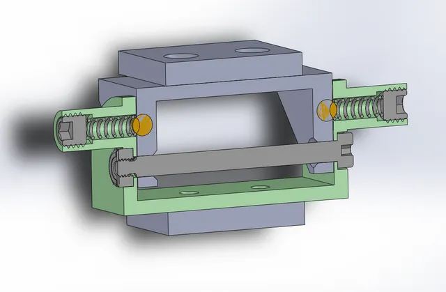 Trunion Mount with Detents