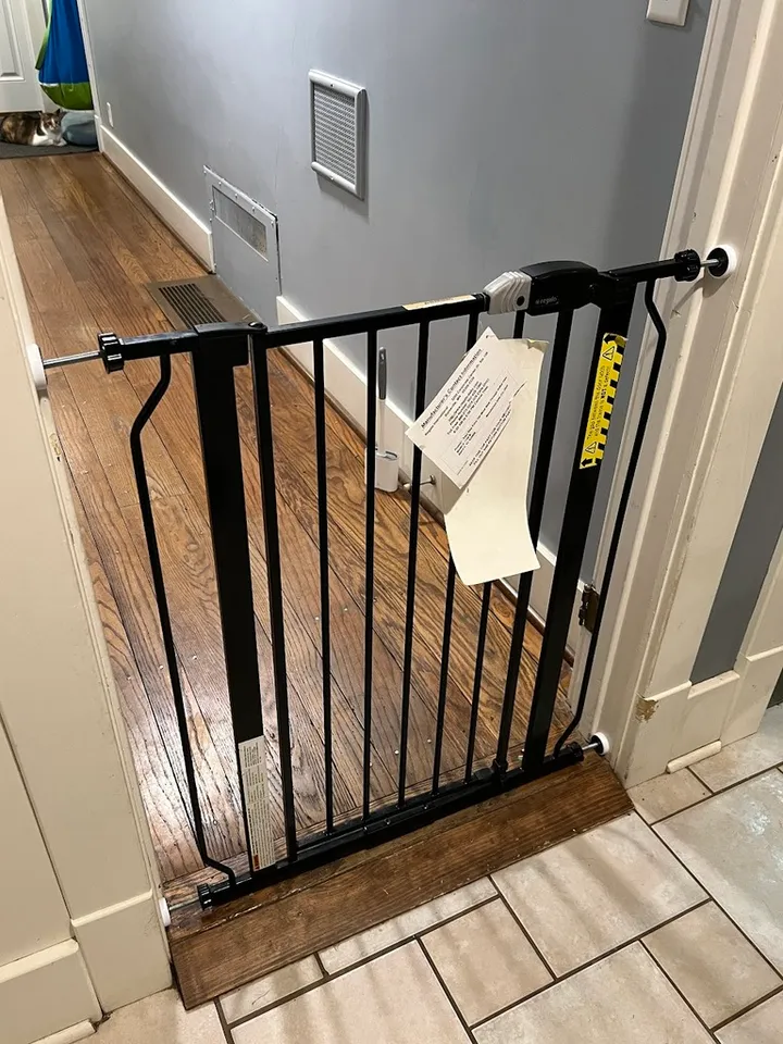 Baby gate for door shop frame