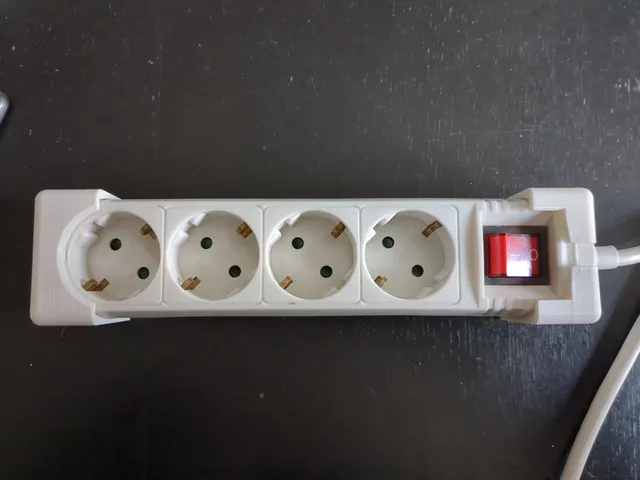 Power strip bracket