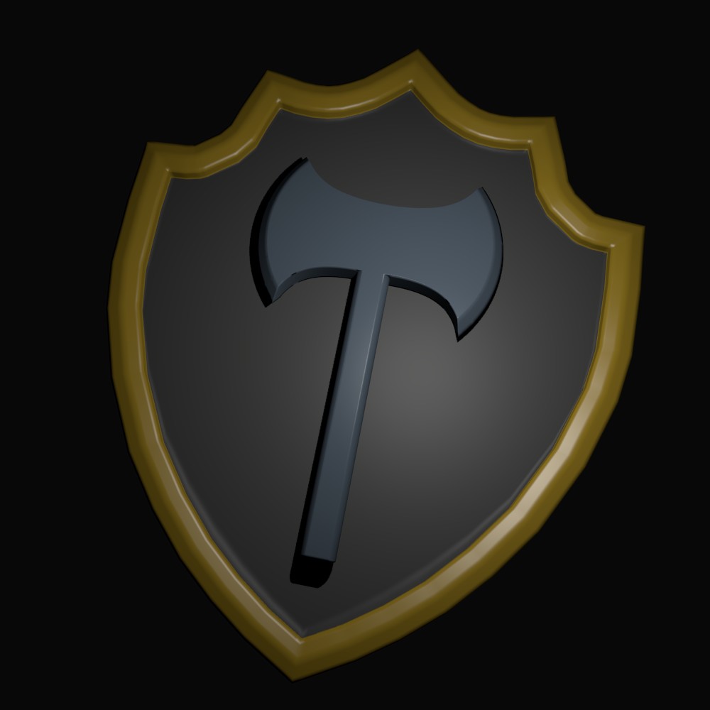 Worrier Shield with Axe