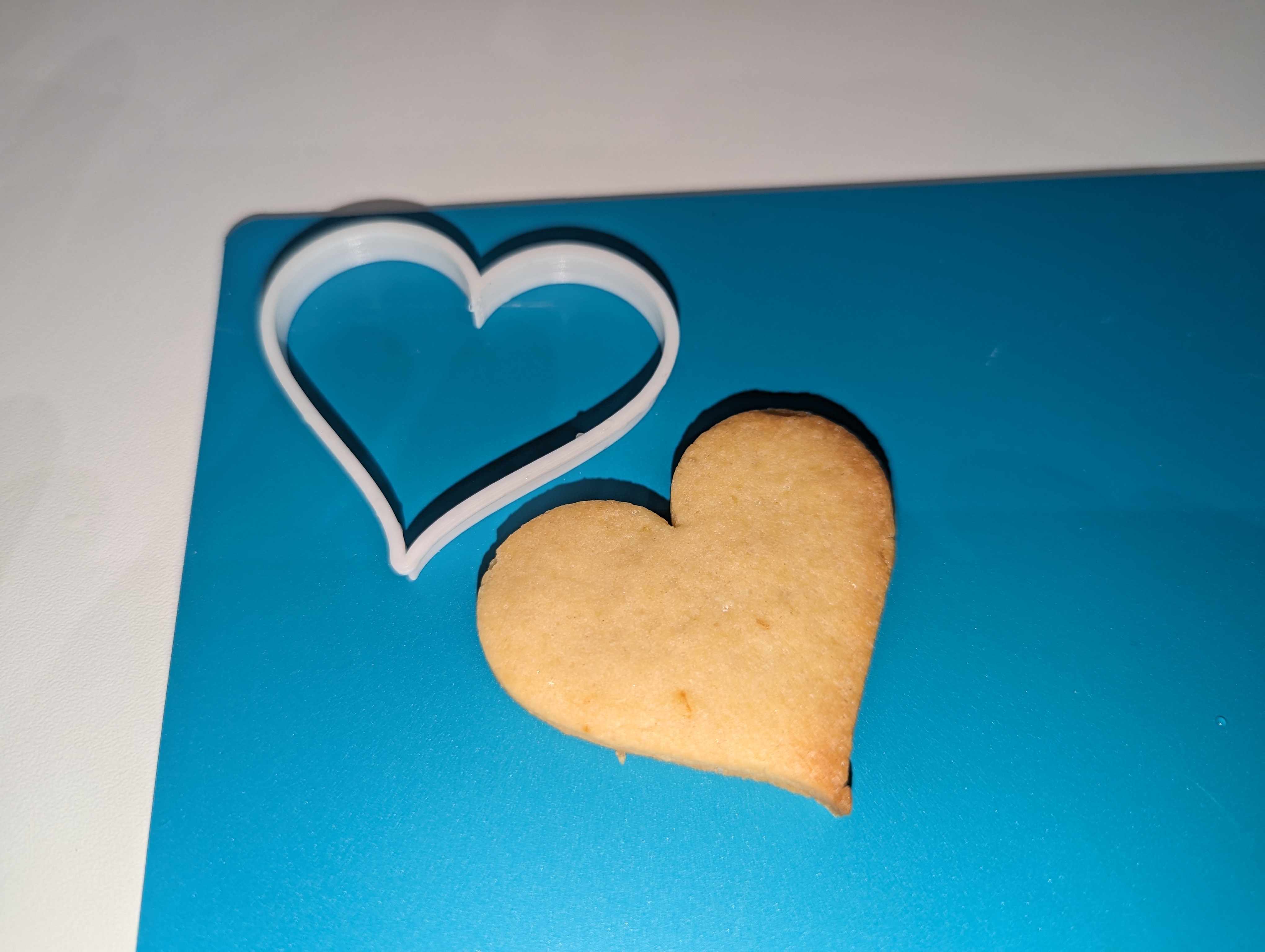 Heart Cookie Cutter 02cm - 10cm with stamps