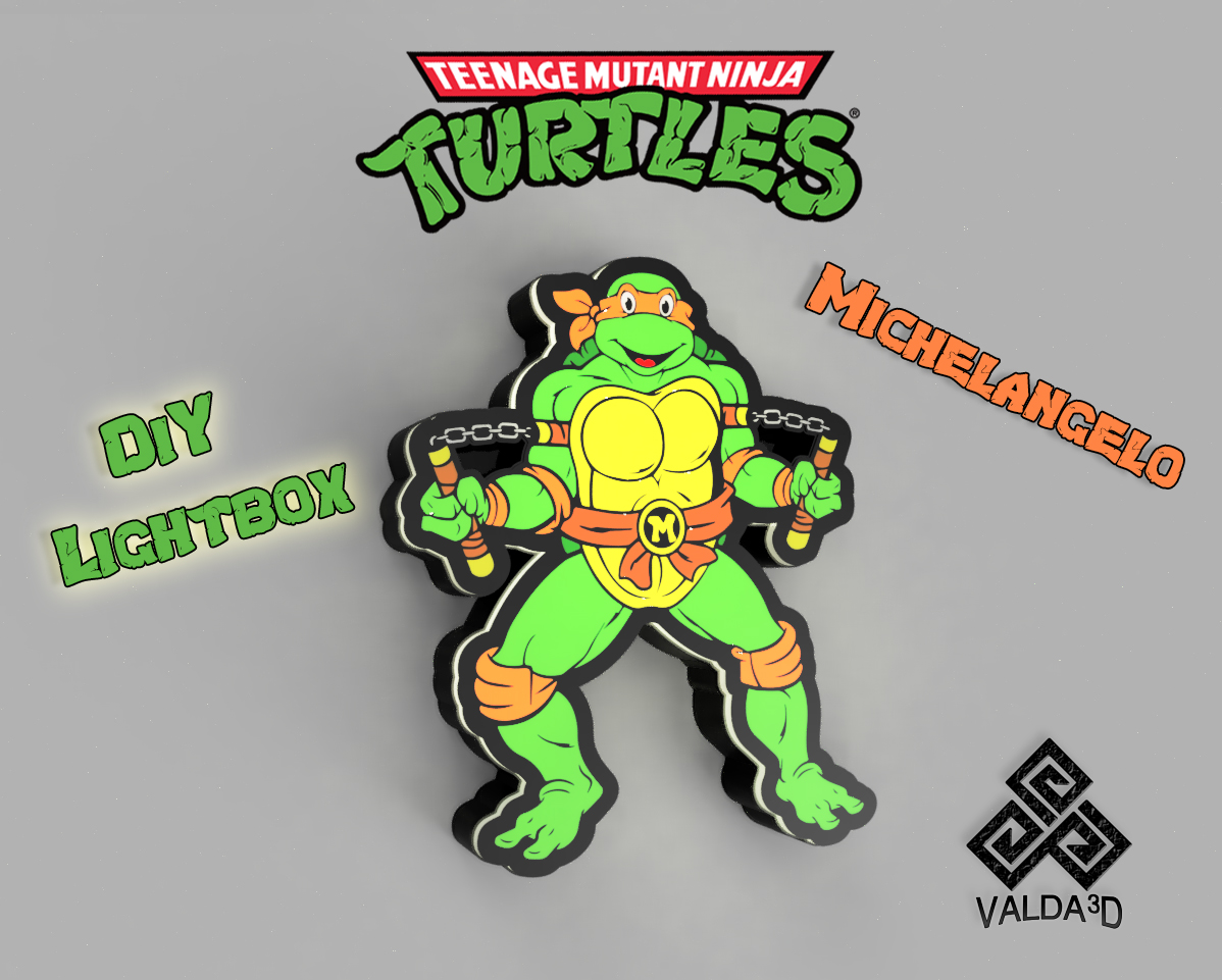 Michelangelo Teenage Mutant Ninja Turtles Lightbox