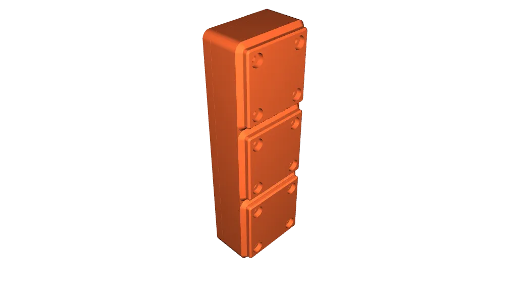 Gridfinity Q-Tip Travel Case Holder - 3x2x4u by DrHellbenders, Download  free STL model