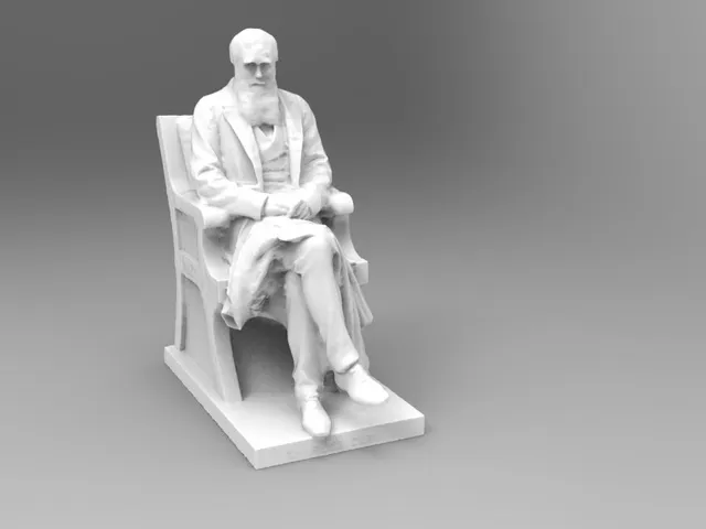 Charles Darwin Statue