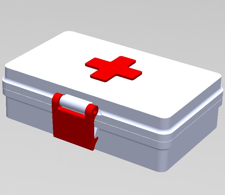 Miniatura 5 do modelo 3D POCKET FIRST AID BOX