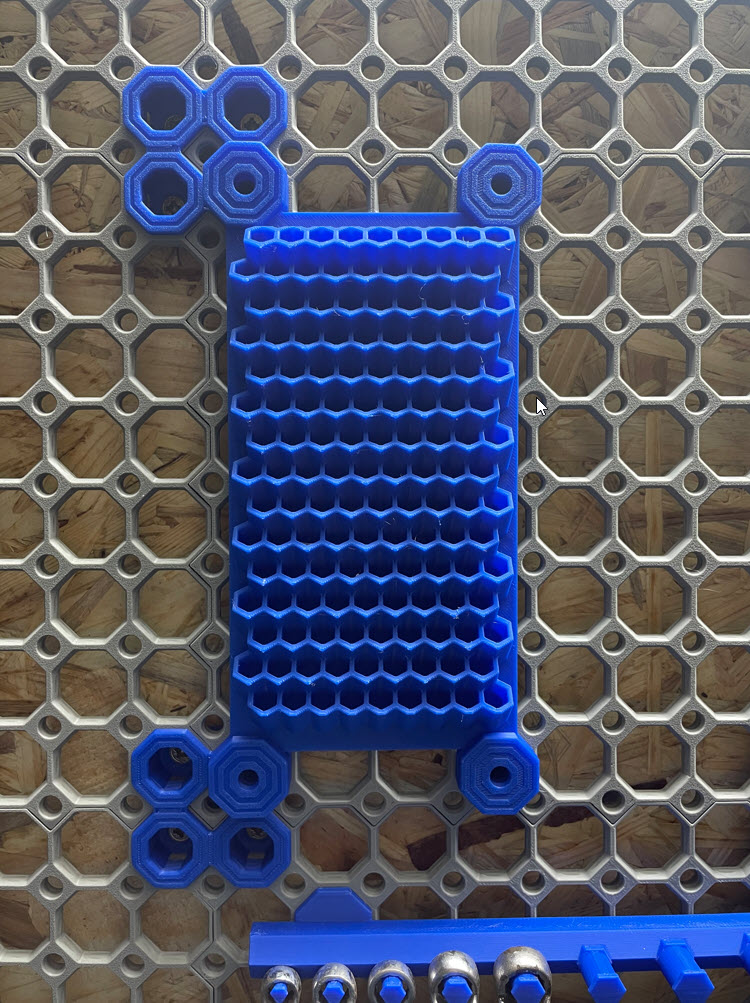 Miniatura 2 do modelo 3D Multiboard - Hex Bit Holder REMIX 135-Bits