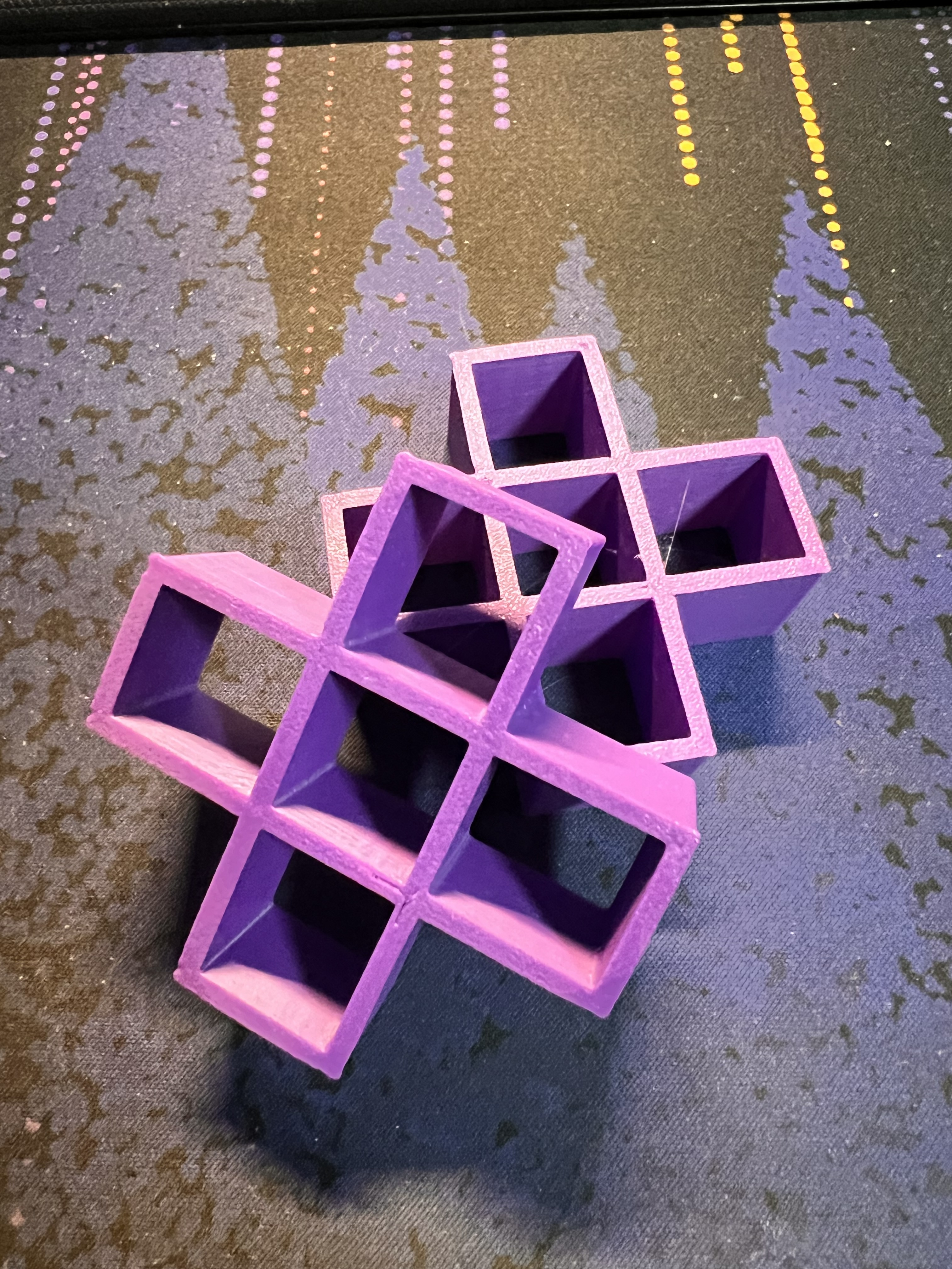 Cross Piece for Tetris Balance Game