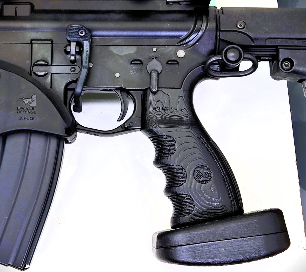 AR sniper pistol grip